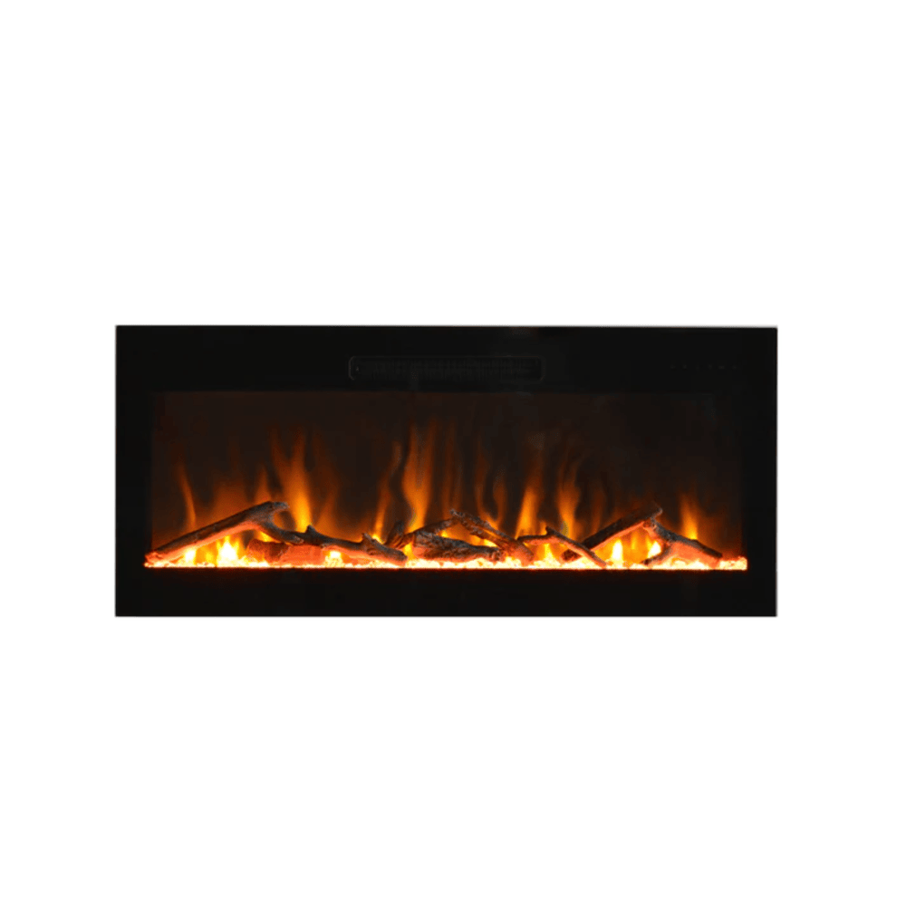 Amantii 36 Inch Evolution WiFi Enabled Wall Mounted Electric Fireplace Logs
