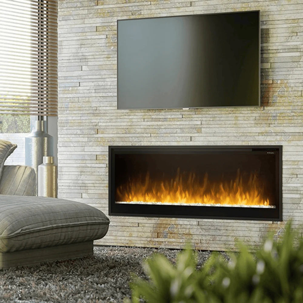 Dimplex 50 Inch Multi-Fire Slim Linear Electric Fireplace Insert Front View