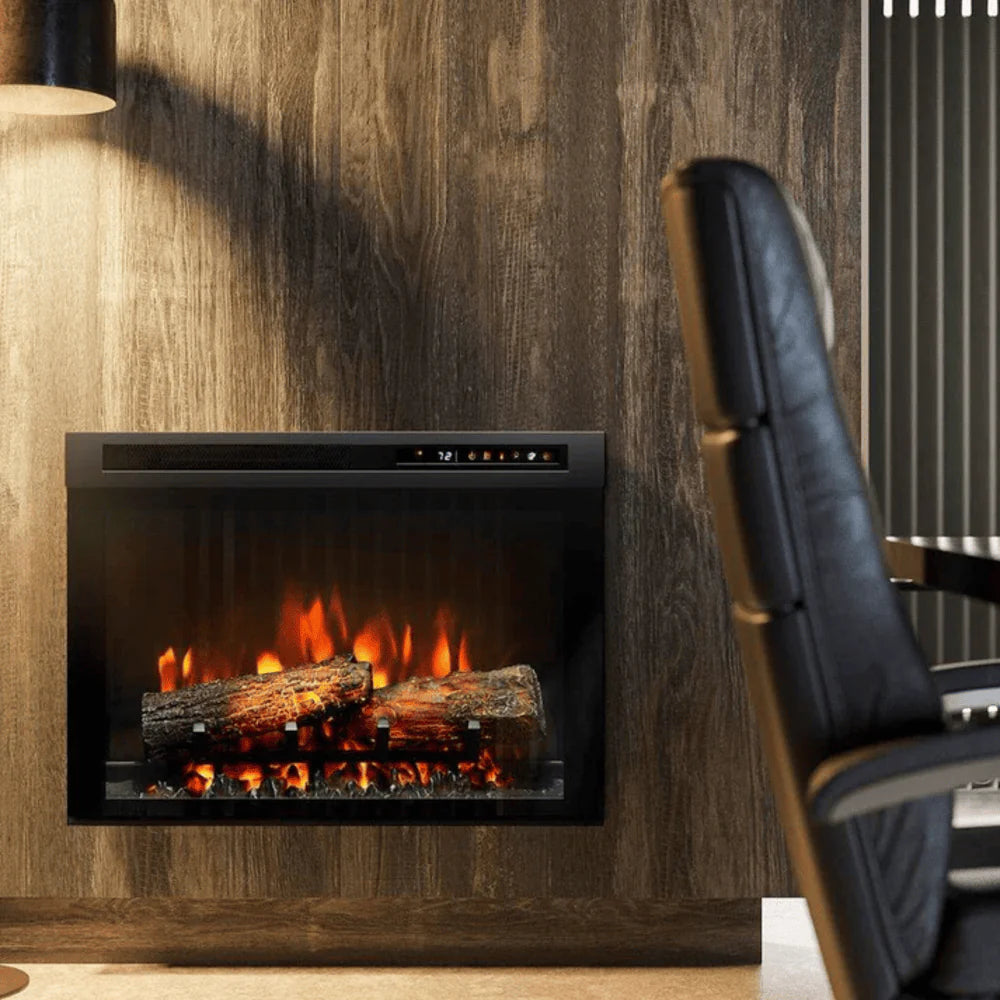 Dimplex 26 Inch Multi-Fire XHD Plug-In Electric Fireplace Firebox Attached