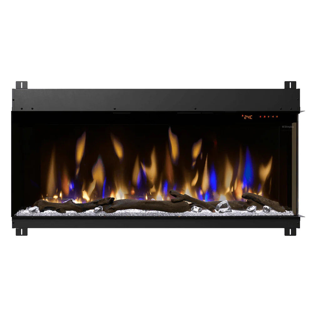 Dimplex 50 Inch Ignite Bold Built In Linear Electric Fireplace Front View