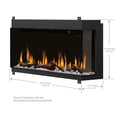 Dimplex 50 Inch Ignite Bold Built In Linear Electric Fireplace Dimensions