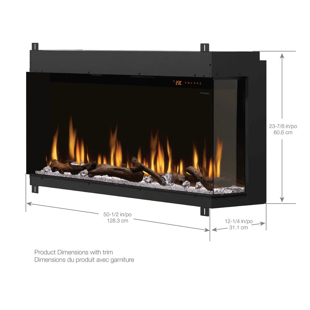 Dimplex 50 Inch Ignite Bold Built In Linear Electric Fireplace Dimensions