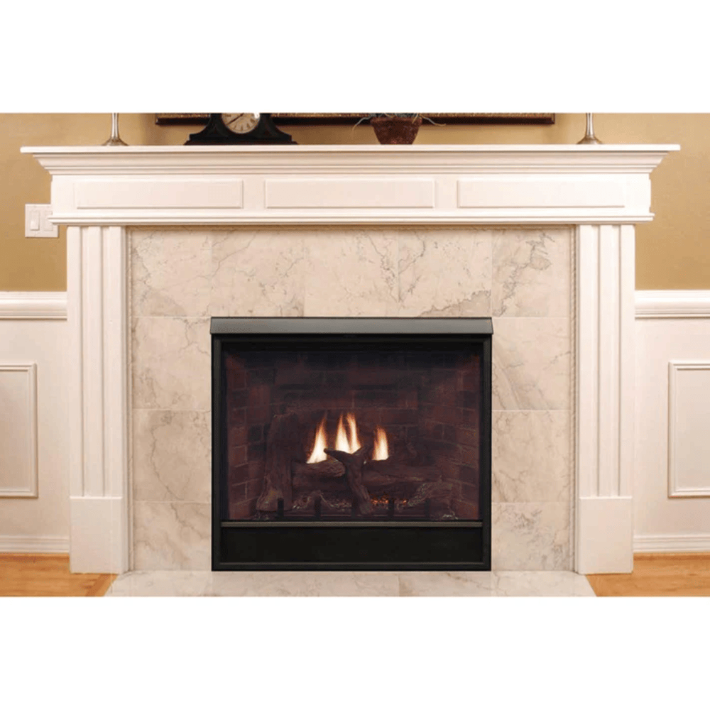 Empire WMH Deluxe 42 Inch Tahoe Clean Face Gas Direct Vent Fireplace with Blower Attached