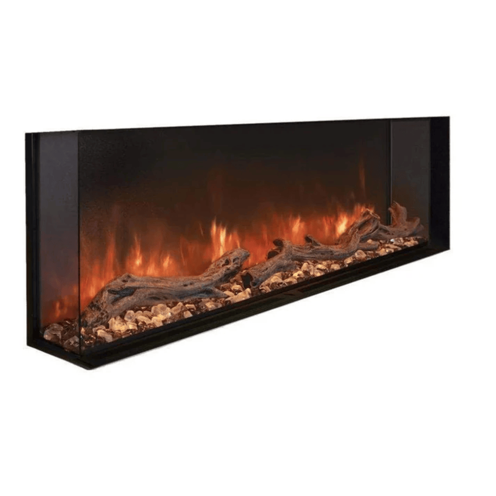 Modern Flames 120 Inch Landscape Pro Multi Built In Electric Fireplace Attached
