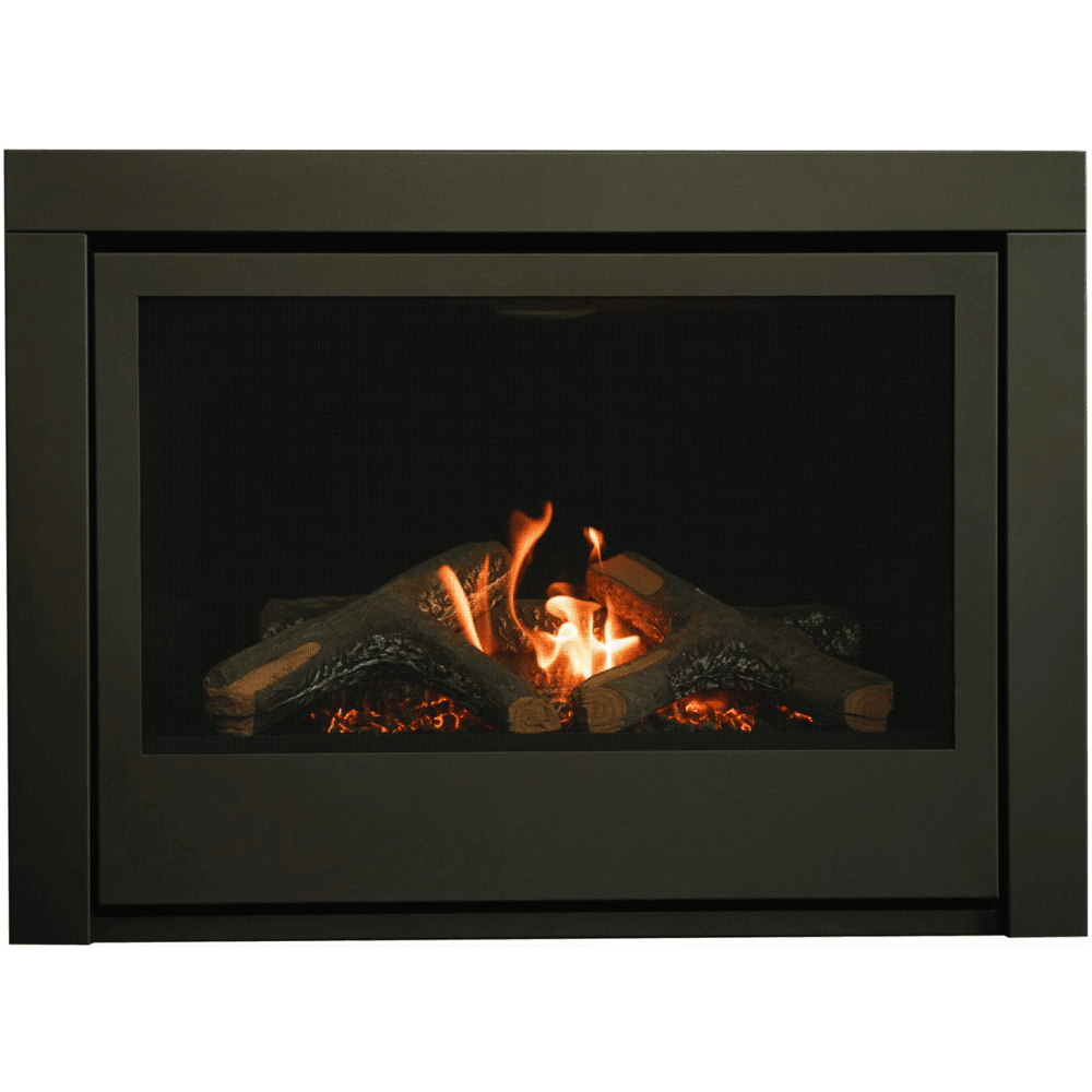 Sierra Flame 36 Inch Thompson Direct Vent Linear Gas Fireplace Attached