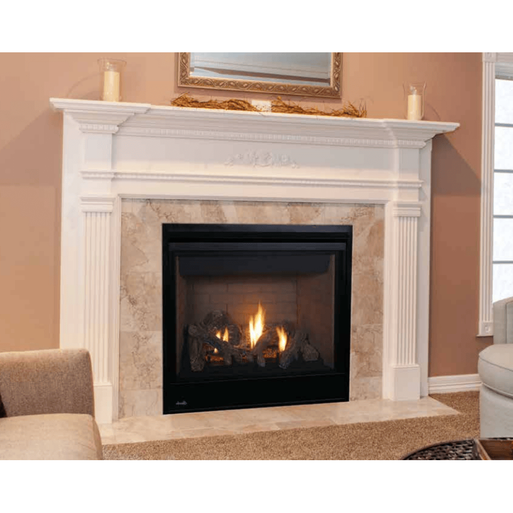 Superior DRT3000 Series 45 Inch Traditional Direct Top/Rear Vent Gas Fireplace in IPI Ignition Attached