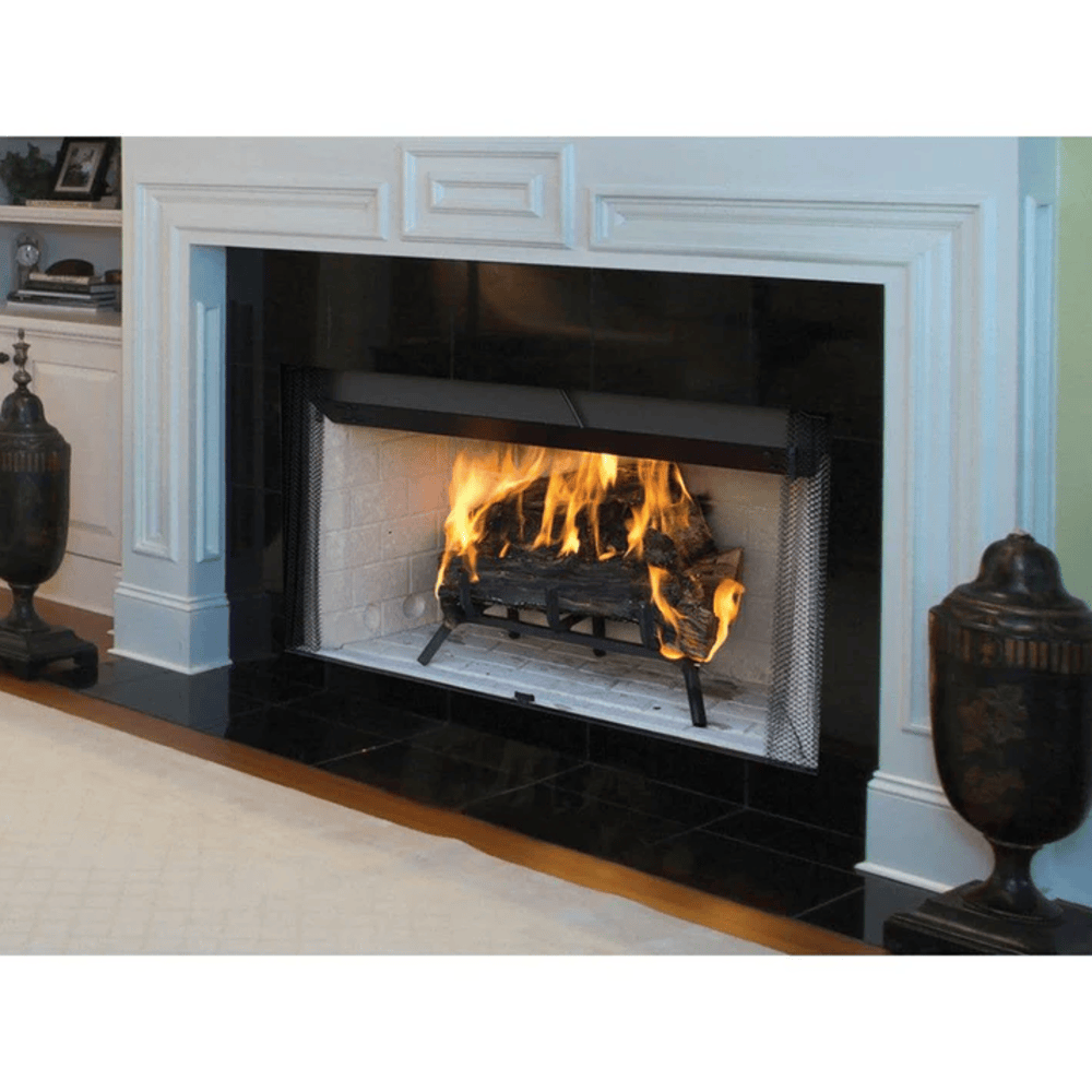 Superior WCT30000 Series Traditional Louvered Insulated Wood Burning Fireplace Attached