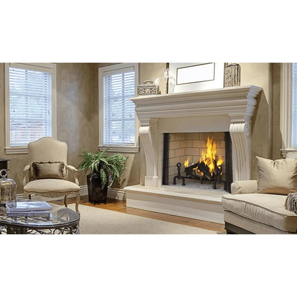 Superior WRT6000 Series 42 Inch Traditional Wood Burning Masonry Fireplace Attached