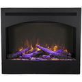 Amantii 31 Inch Zero Clearance Electric Fireplace w/ logs