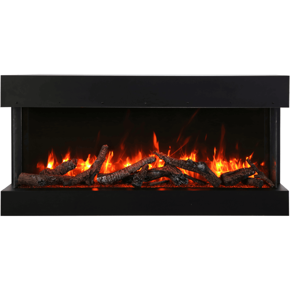 Amantii 40 Inch Tru View Extra Tall XL Indoor/Outdoor Smart Electric Fireplace Log Set