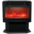 Amantii 26 Inch FS Lumina Smart Freestanding Electric Fireplace w/ crystals