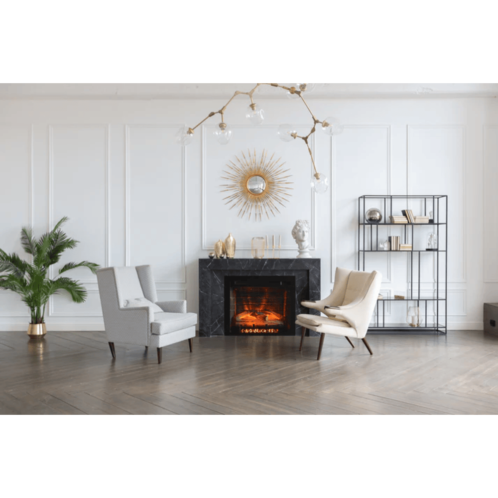 Amantii 26 Inch Classic Edition WiFi Enabled Electric Fireplace Insert Attached
