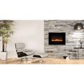 Amantii 26 Inch Wall Mount/Flush Mount Indoor/Outdoor Smart Electric Fireplace Attached