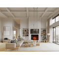 Amantii 30 Inch Classic Edition WiFi Enabled Electric Fireplace Insert Attached