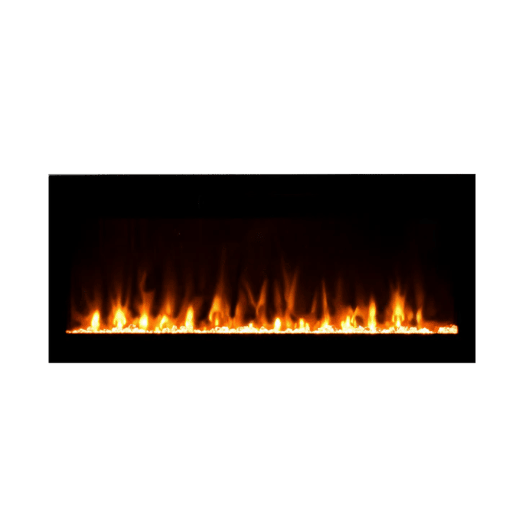 Amantii 36 Inch Evolution WiFi Enabled Wall Mounted Electric Fireplace Orange Flame