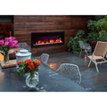 Amantii 42 Inch Symmetry Lumina Indoor/Outdoor Built-In Smart Electric Fireplace Attached