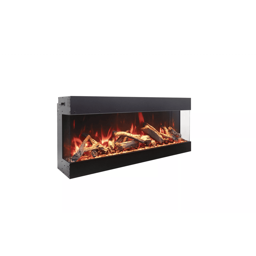 Amantii 45 Inch TruView Indoor/Outdoor Bespoke Electric Fireplace Side View