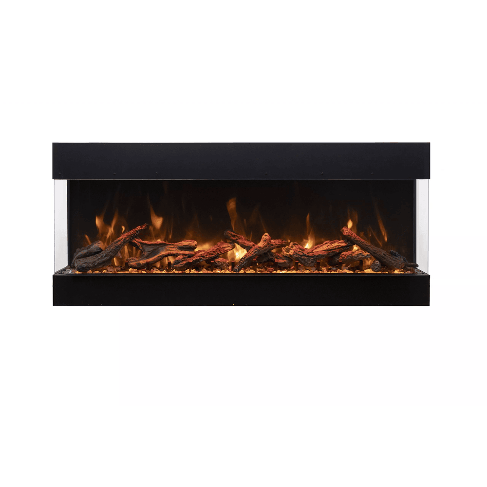 Amantii 45 Inch TruView Indoor/Outdoor Bespoke Electric Fireplace Front View 