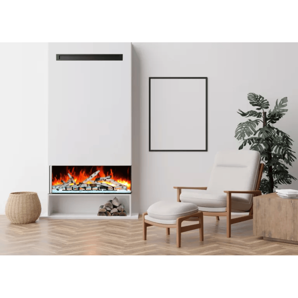 Amantii 45 Inch TruView Indoor/Outdoor Bespoke Electric Fireplace Attached 1