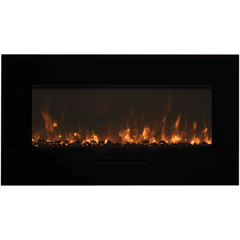 Amantii 48 Inch Wall Mount/Flush Mount Indoor/Outdoor Smart Electric Fireplace Sable