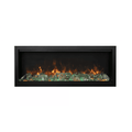 Amantii 50 Inch Symmetry Bespoke Extra Tall Indoor/Outdoor Built-In Electric Fireplace Front View