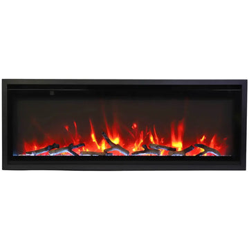 Amantii 60 Inch Symmetry Extra Slim Smart Electric Fireplace Log