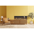 Amantii 65 Inch TruView Indoor/Outdoor Bespoke Electric Fireplace Attached Indoor