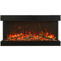 Amantii 72 Inch Tru View Extra Tall XL Indoor/Outdoor Smart Electric Fireplace Log Set