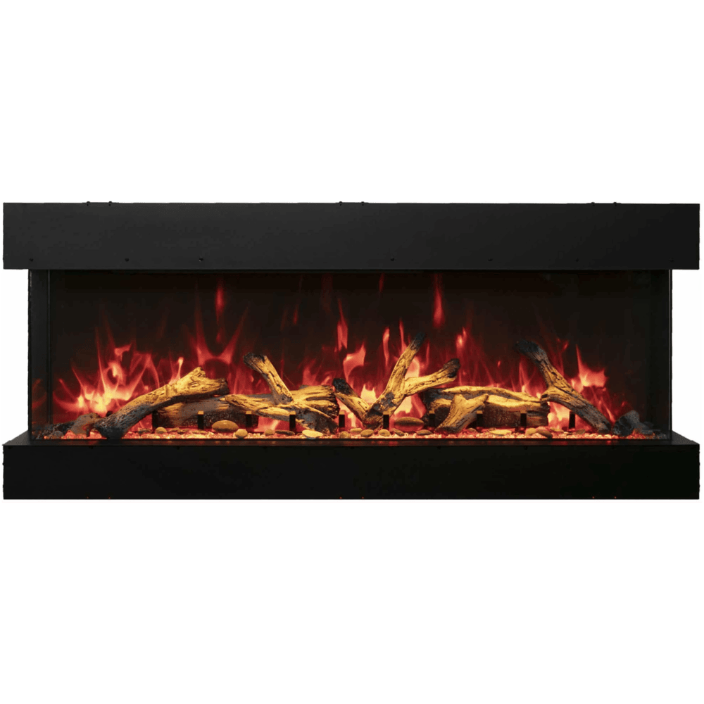 Amantii 72 Inch Tru View XL Deep Indoor/Outdoor Smart Electric Fireplace Attached