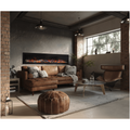 Amantii 88 Inch Symmetry Lumina Indoor/Outdoor Built-In Smart Electric Fireplace Attached
