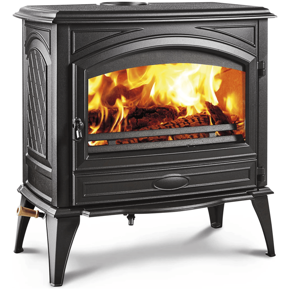 Amantii Lynwood W76 Cast Iron Freestanding Wood Burning Stove Side  View