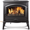 Amantii Lynwood W76 Cast Iron Freestanding Wood Burning Stove Front View