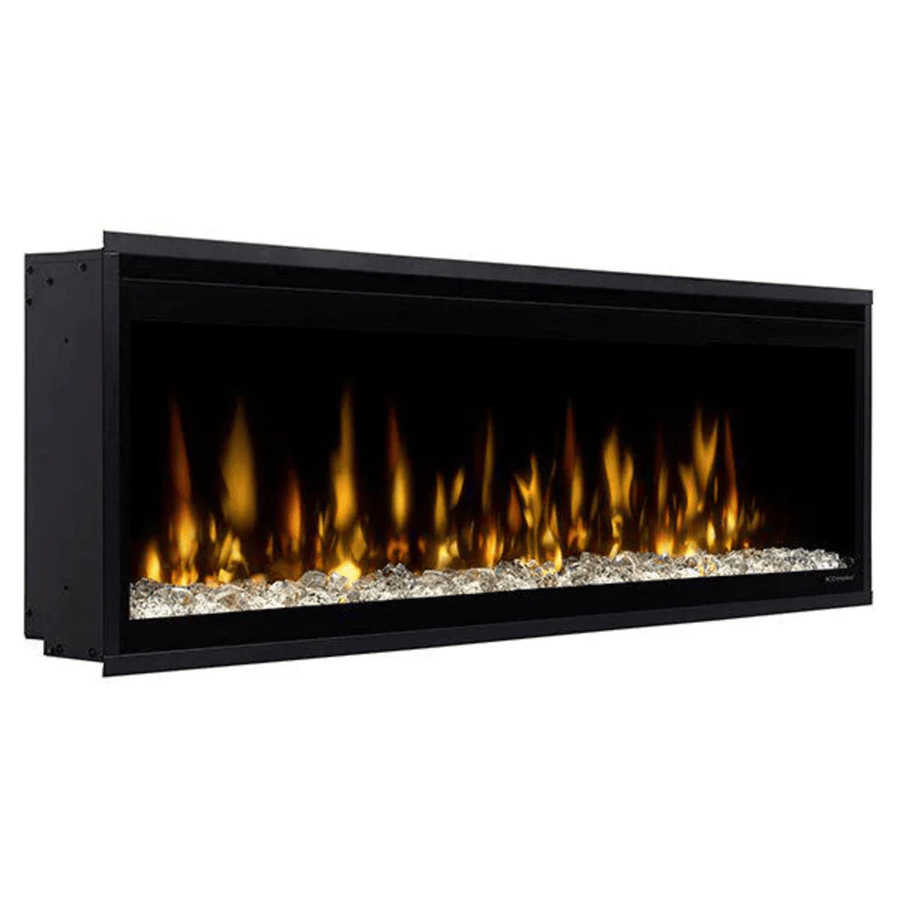 Dimplex Ignite Evolve 50 Inch Built-In Linear Electric Fireplace Left View