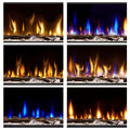 Dimplex 100 Inch Ignite Bold Built-In Linear Electric Fireplace Flames