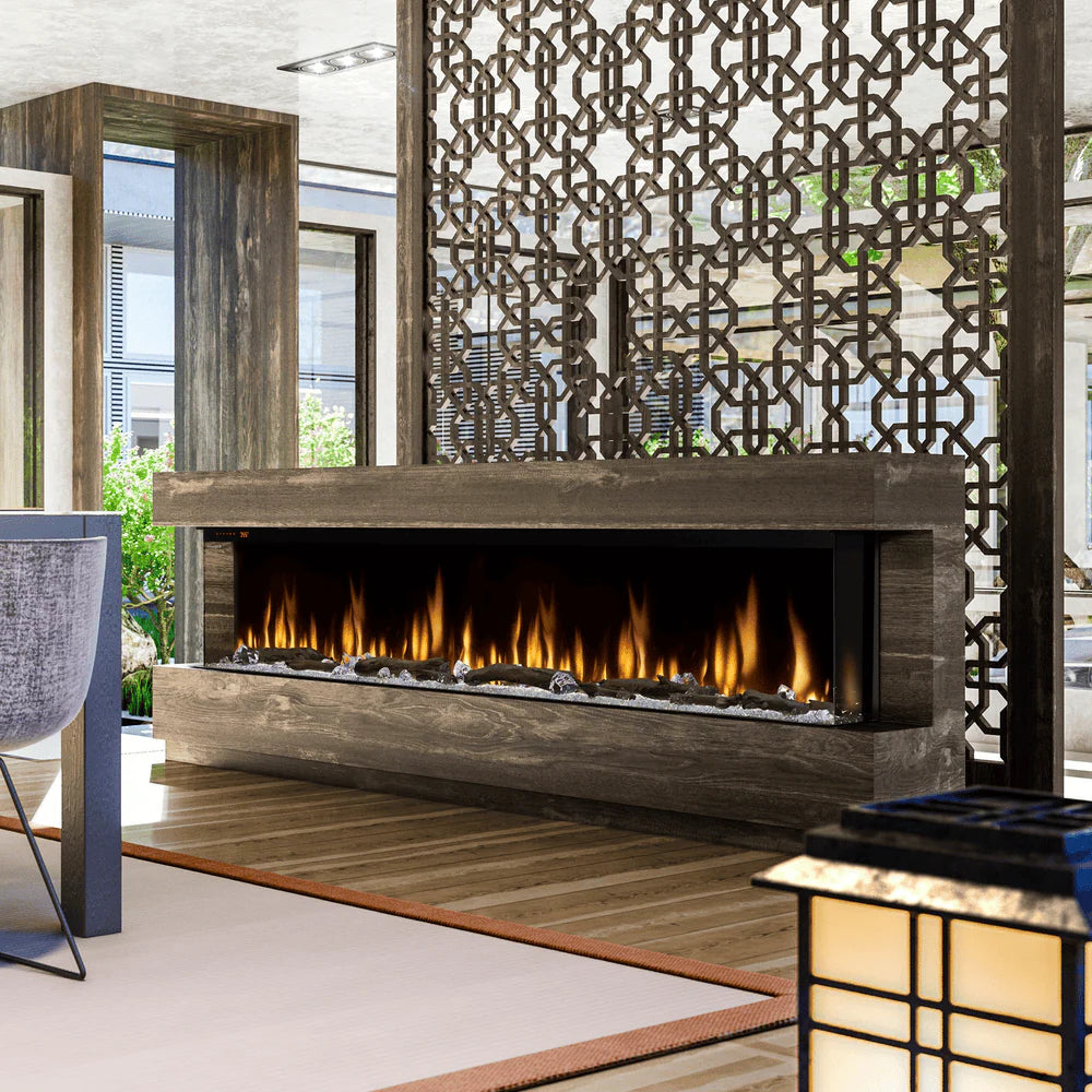 Dimplex 100 Inch Ignite Bold Built-In Linear Electric Fireplace Attached