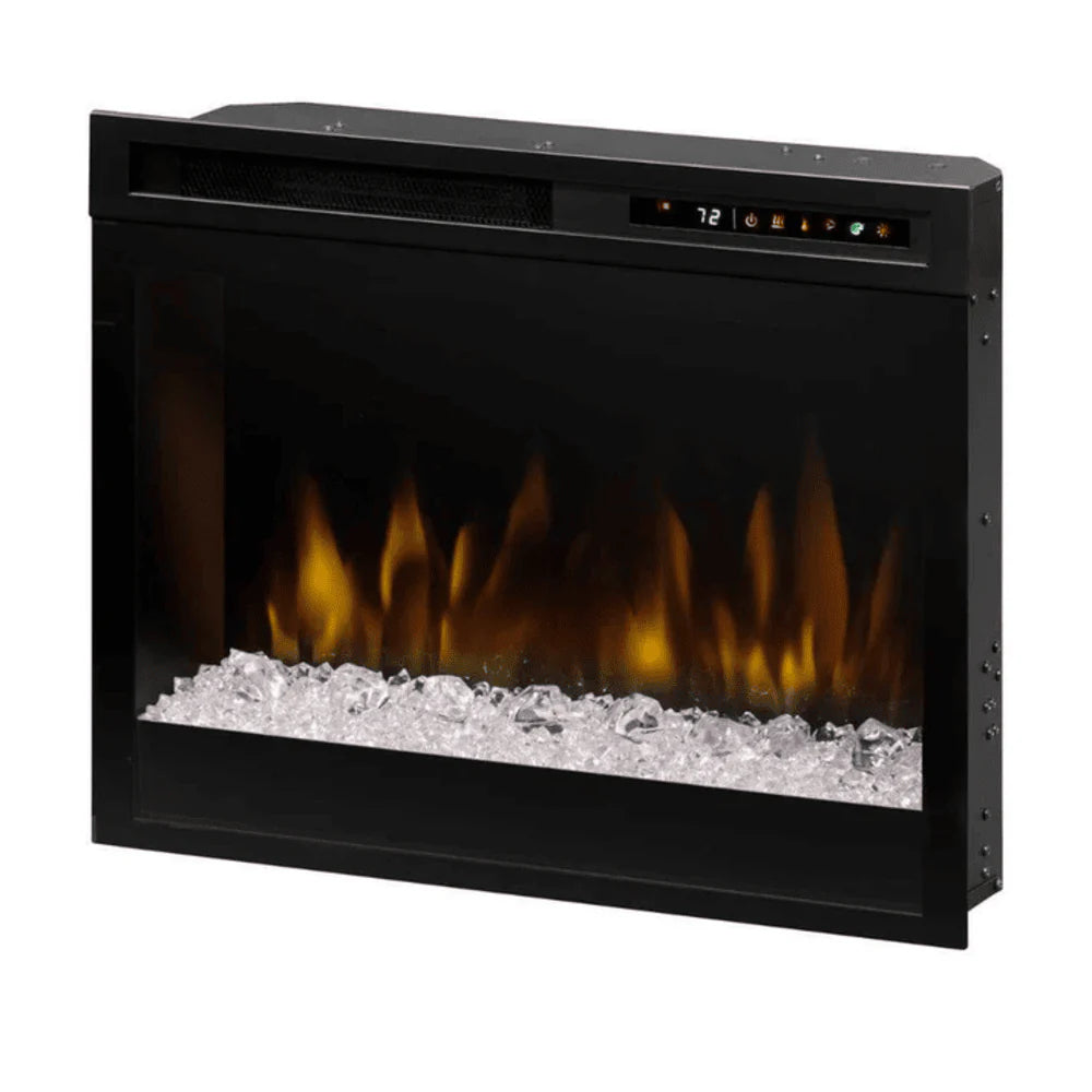 Dimplex 23 Inch Nova Plug-In Electric Fireplace Firebox with Acrylic Crystals Ember Bed