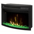 Dimplex 25 Inch Multi-Fire XD Electric Firebox Fireplace Curved Green