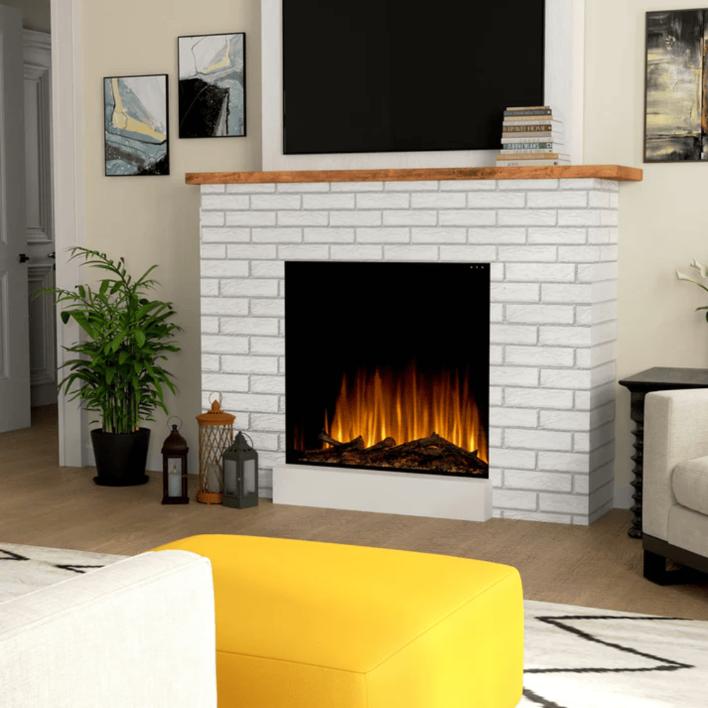 Dimplex 30 Inch Ignite Aspire Built-In Electric Firebox Attached