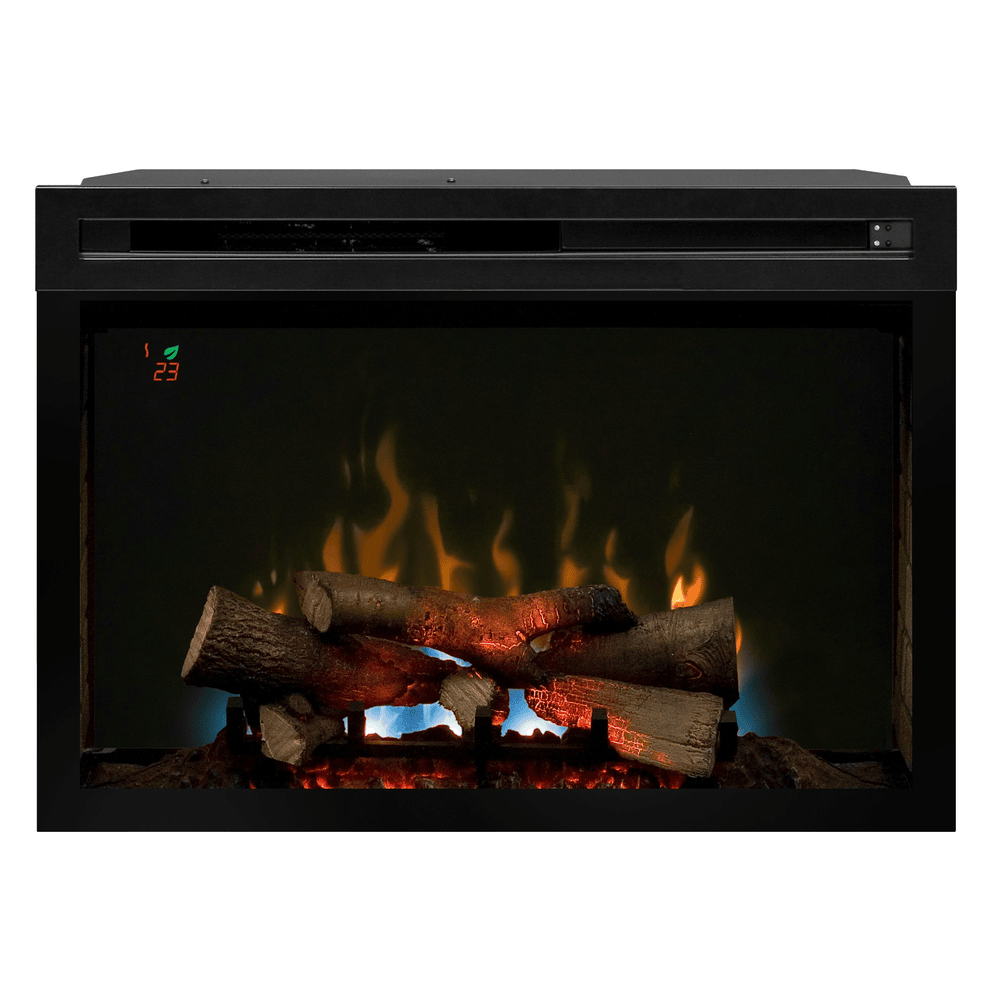 Dimplex 33 Inch Multi-Fire XHD Plug-In Electric Fireplace Firebox Front View