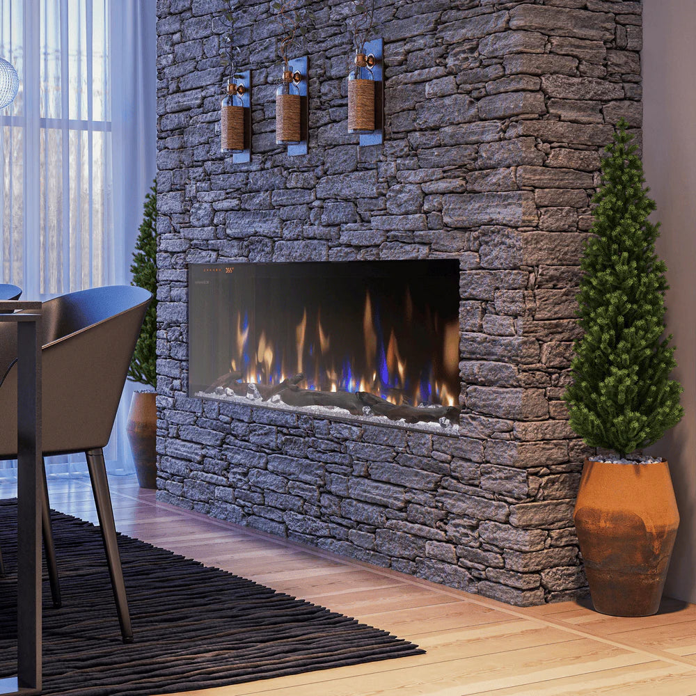 Dimplex 60 Inch Ignite Bold Built-In Linear Electric Fireplace Attached