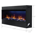 Dimplex 66 Inch Opti-Myst Linear Electric Fireplace Dimensions