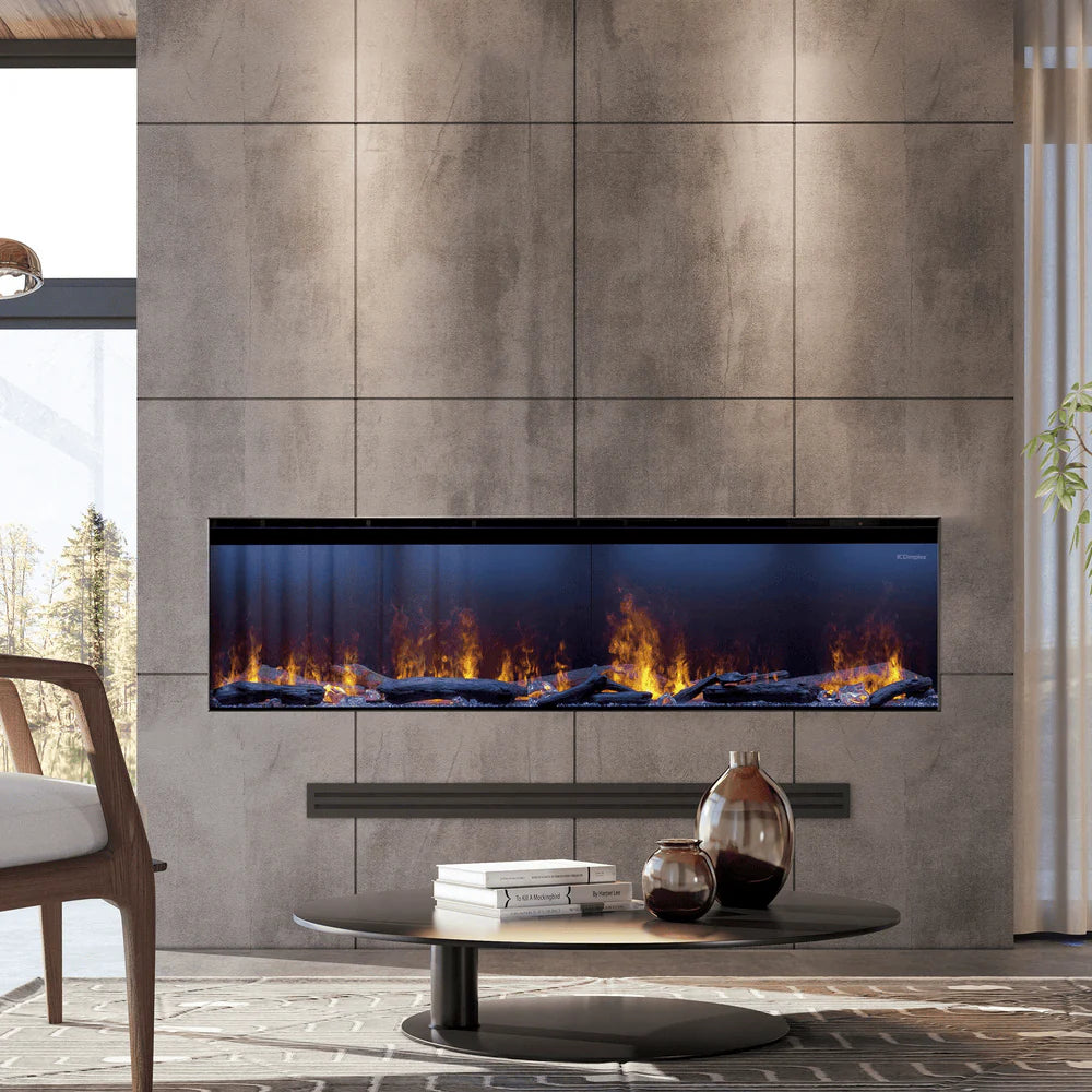 Dimplex 66 Inch Opti-Myst Linear Electric Fireplace Attached