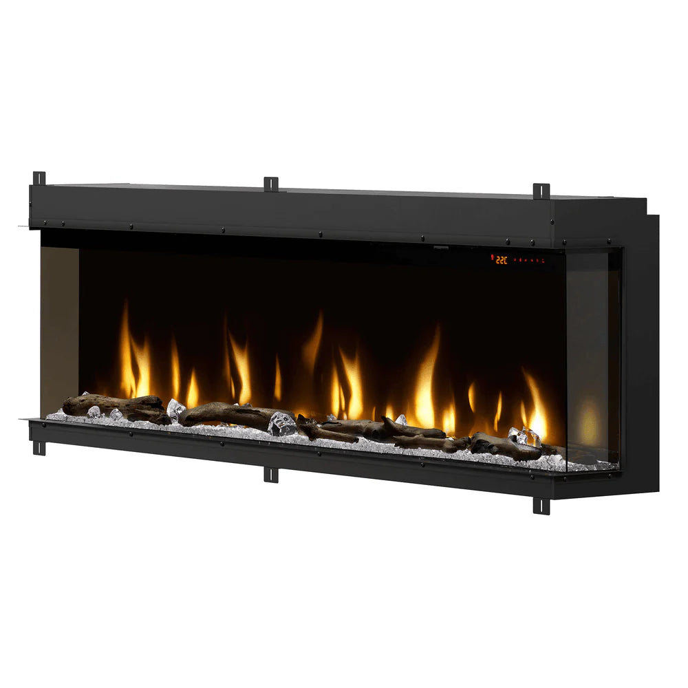 Dimplex 74 Inch Ignite Bold Built-In Linear Electric Fireplace Attached