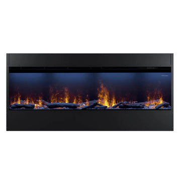 Dimplex 86 Inch Opti-Myst Linear Electric Fireplace Front View