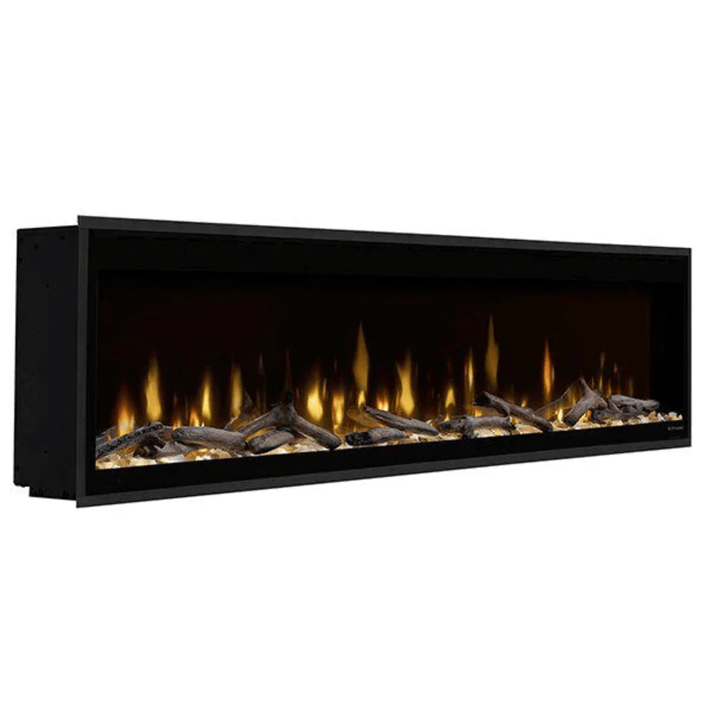 Dimplex Ignite Evolve 74 Inch Built-In Linear Electric Fireplace Left View