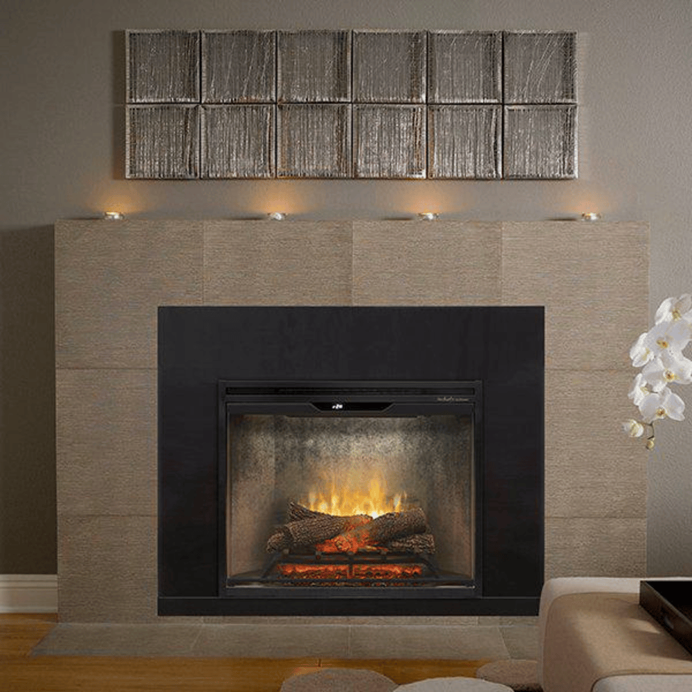 Dimplex Revillusion 30 Inch Built-in Electric Firebox Attached