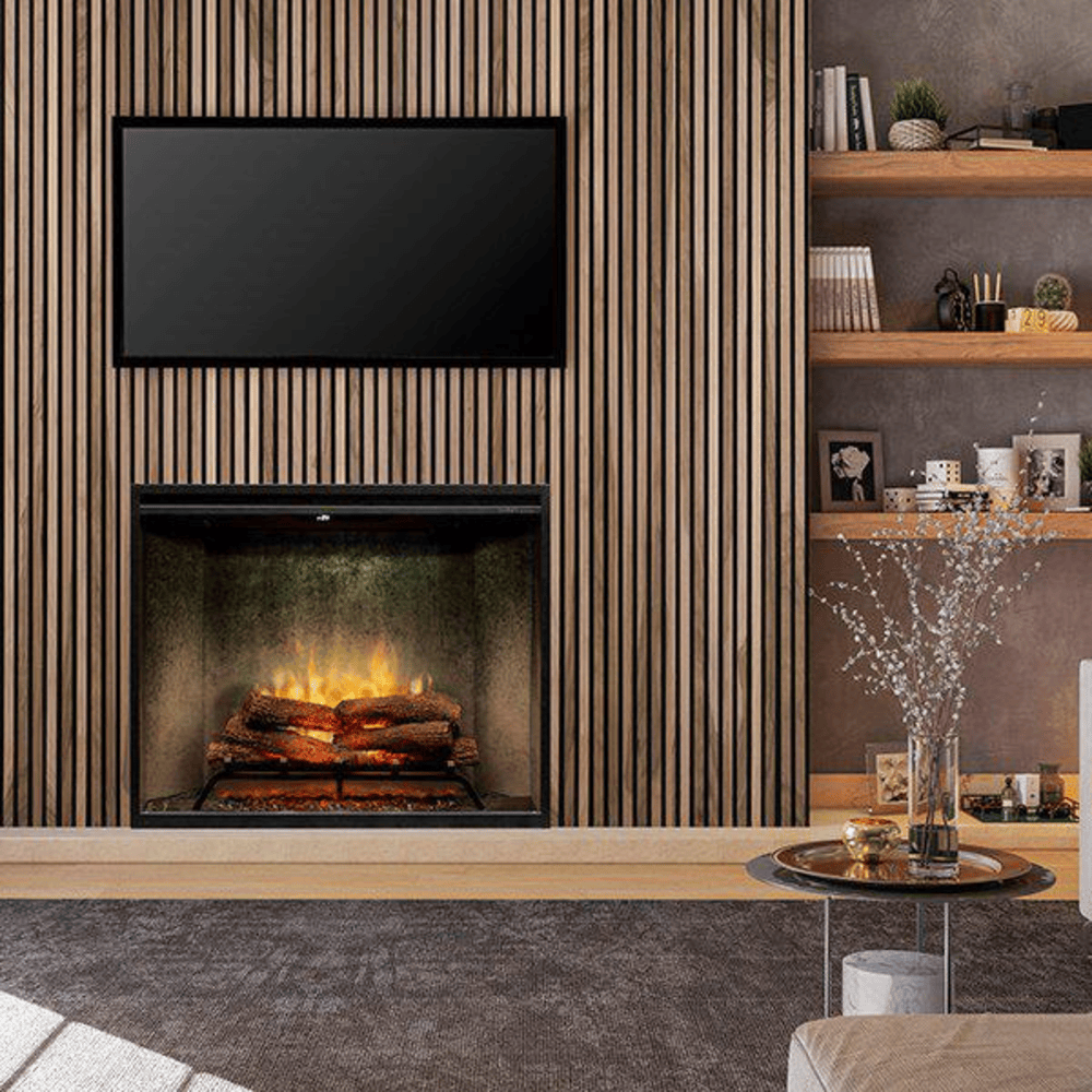 Dimplex Revillusion 36 Inch Built-in Electric Firebox Front View