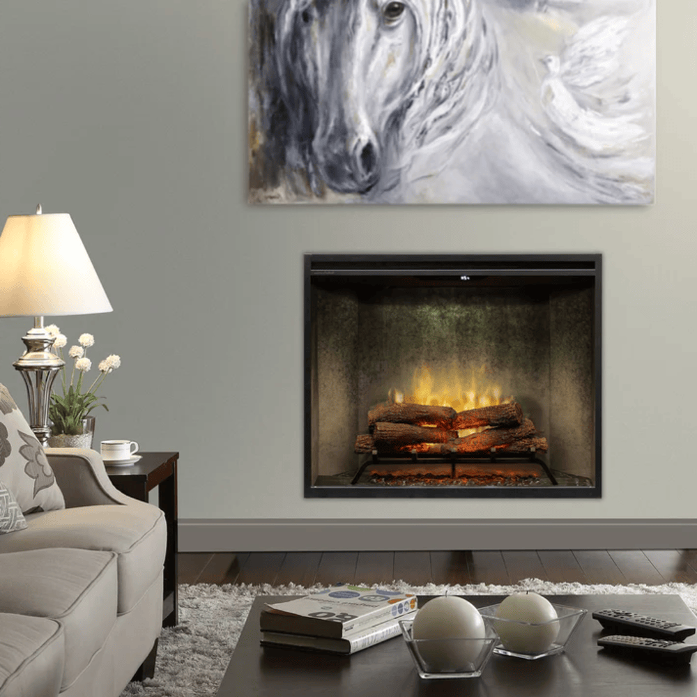 Dimplex Revillusion 42 Inch Built-in Electric Firebox Attached