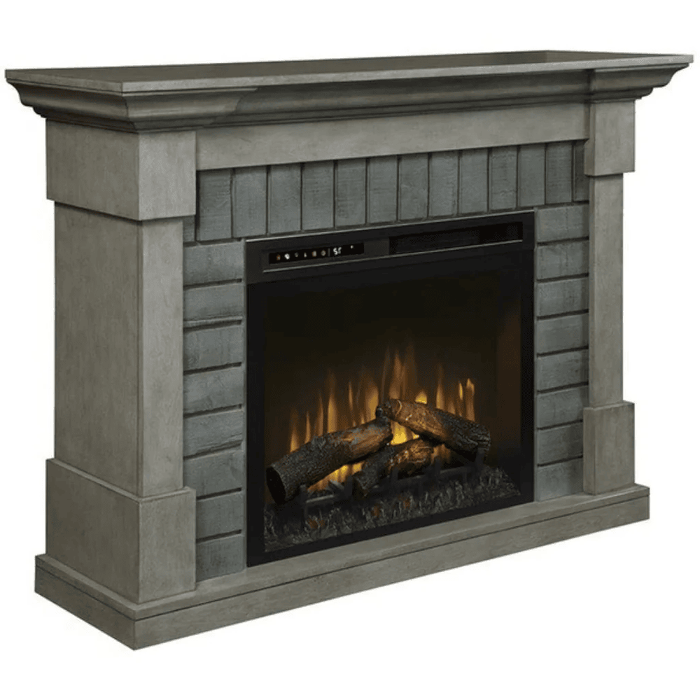 Dimplex Royce Mantel in Smoke Stack Grey Front View