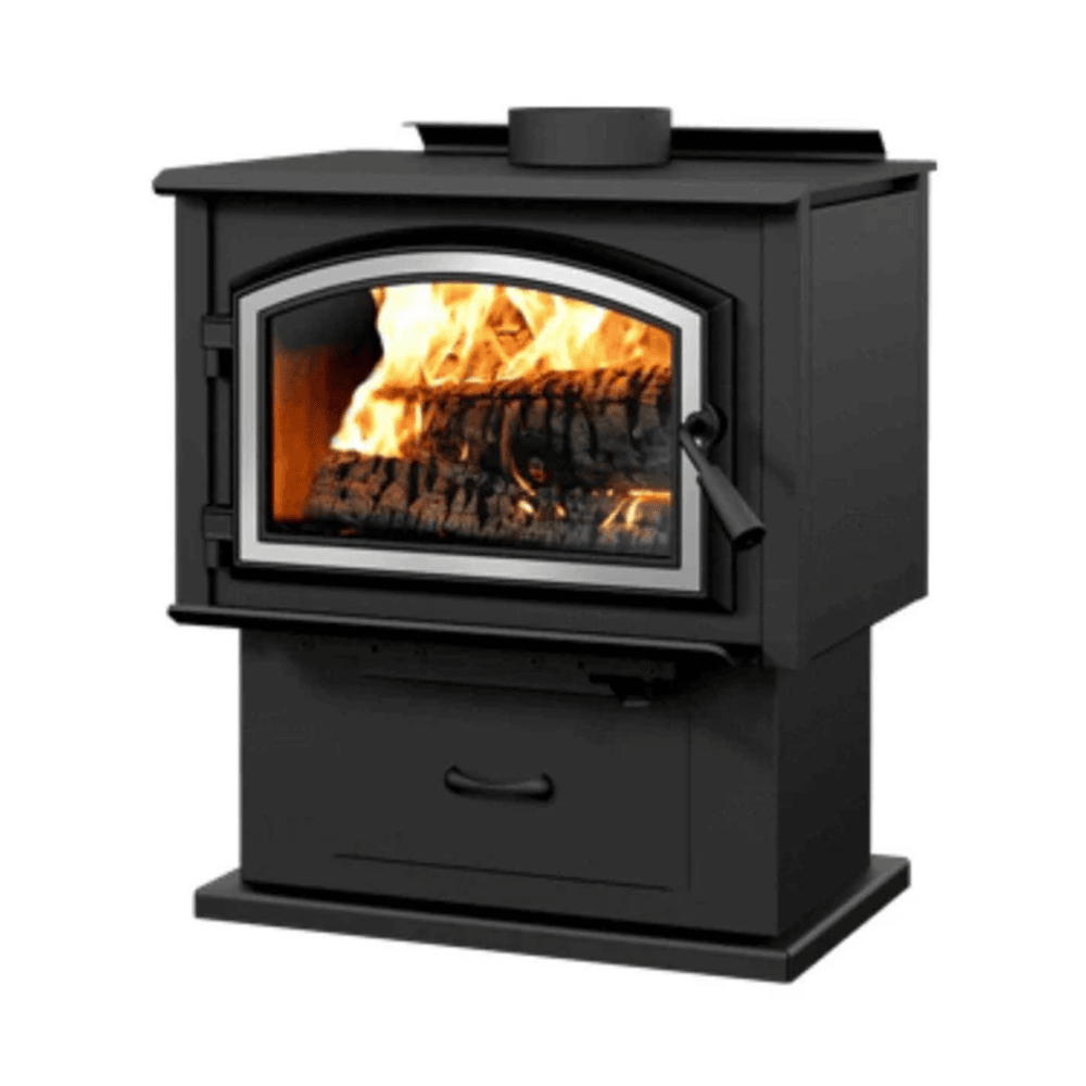 Empire Gateway 1700 Freestanding Wood Burning Stove Side View